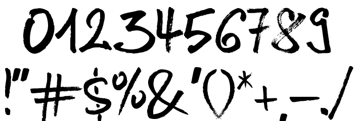 Anilin Regular Font OTHER CHARS