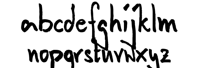 Anilin Regular Font LOWERCASE