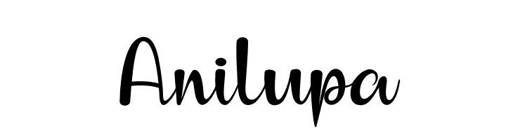 Anilupa  Frei Schriftart Herunterladen