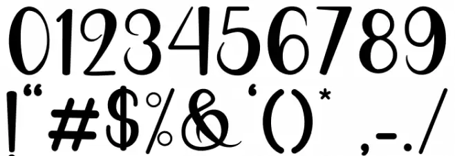 Anilupa Font OTHER CHARS