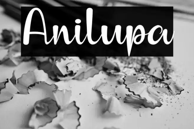 Anilupa Font examples