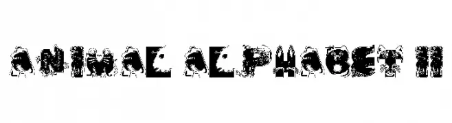 Animal Alphabet II  font caratteri gratis