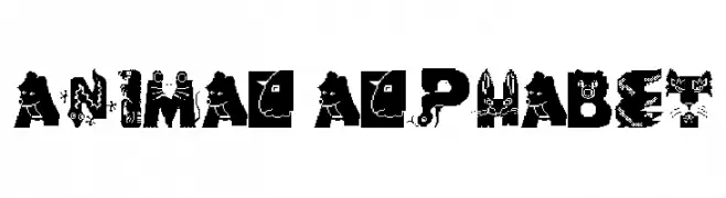 Animal Alphabet  font caratteri gratis
