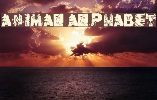 Animal Alphabet Example 1