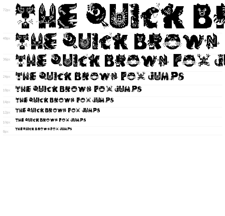 Animal Alphabet Waterfall