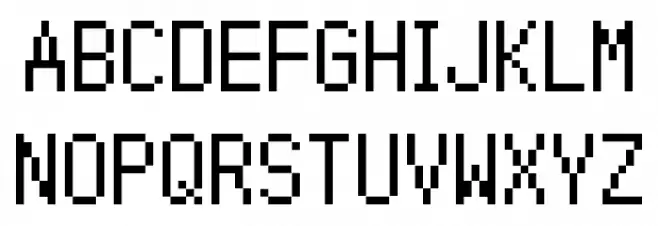 Animal Crossing: Wild World Regular Schriftart Groß