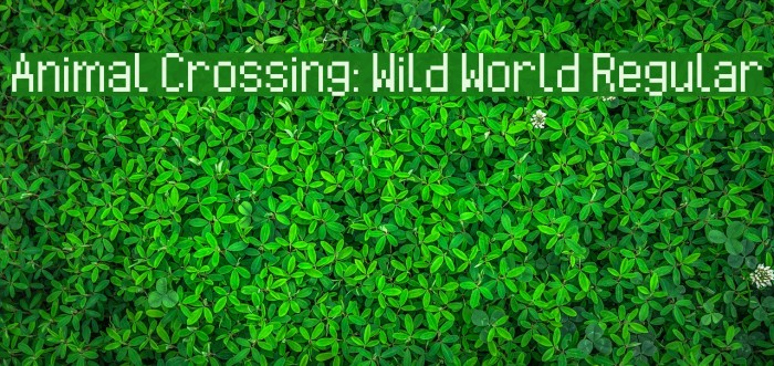 animal crossing text effect