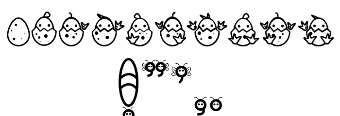 Animal Cute Icon Font OTHER CHARS