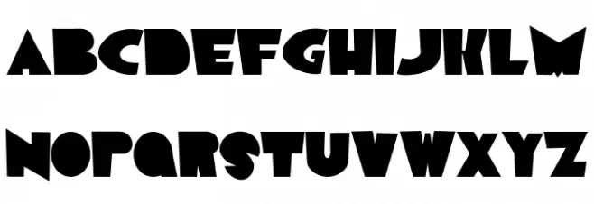 Animal House Font UPPERCASE
