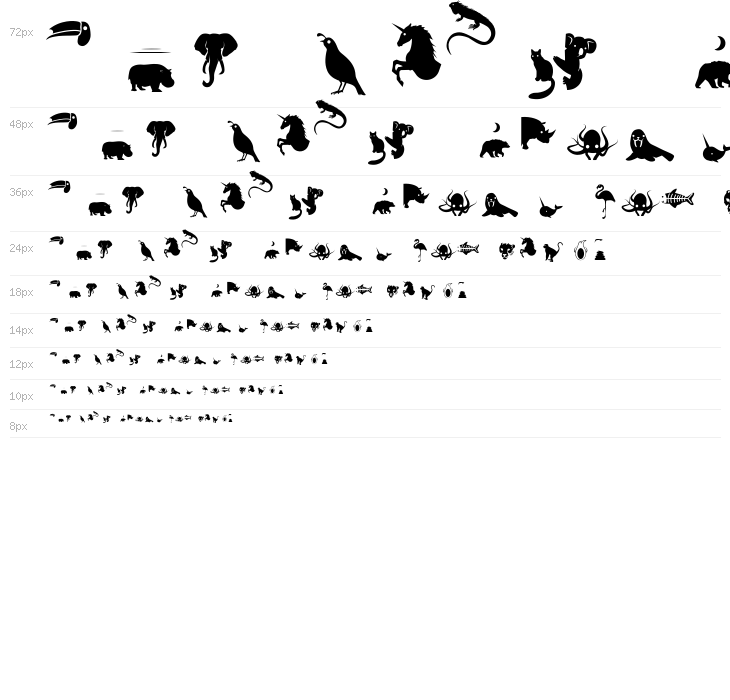 Animal Kingdom Layer Two Regular Waterfall