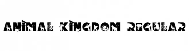 Animal Kingdom Regular  font caratteri gratis