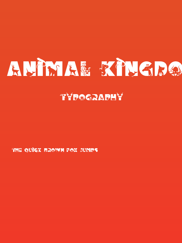Animal Kingdom Regular Poster