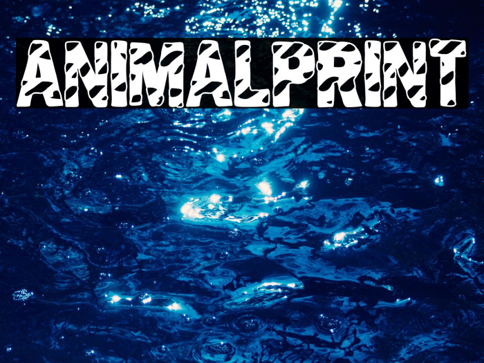 Animal Print Example 1