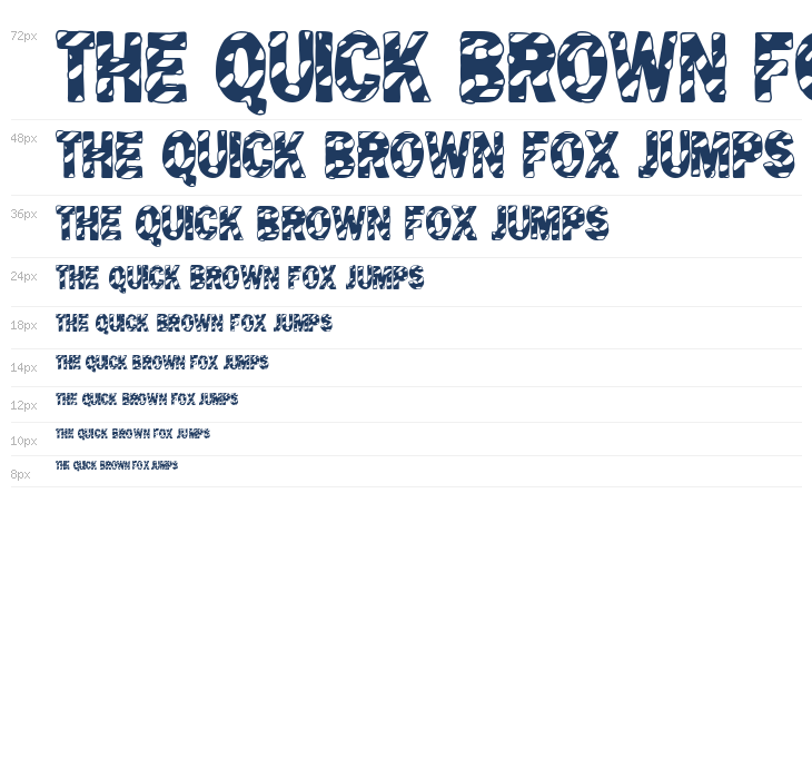 Animal Print Waterfall