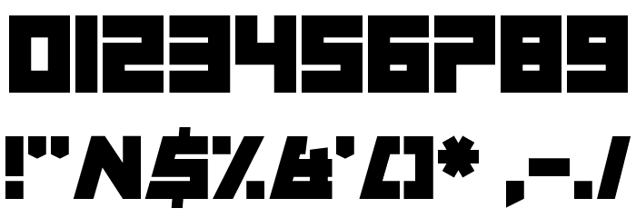 Animal Silence Font OTHER CHARS