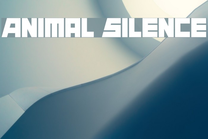 Animal Silence Font examples