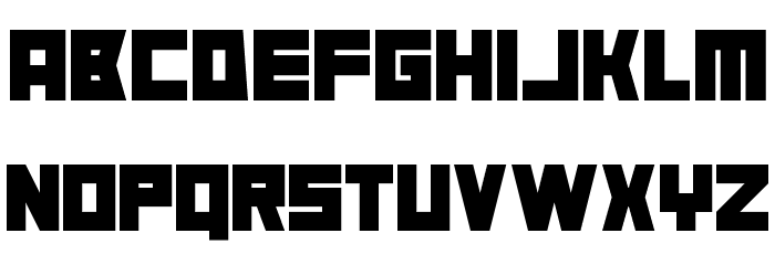 Animal Silence Font LOWERCASE