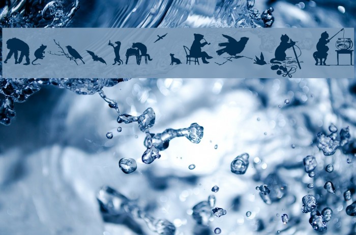 Animal Silhouettes Four Regular Font examples