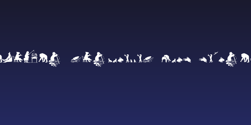 Animal Silhouettes Four Regular Social Header