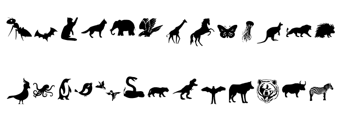 Animal Y Fobt Regular Font OTHER CHARS