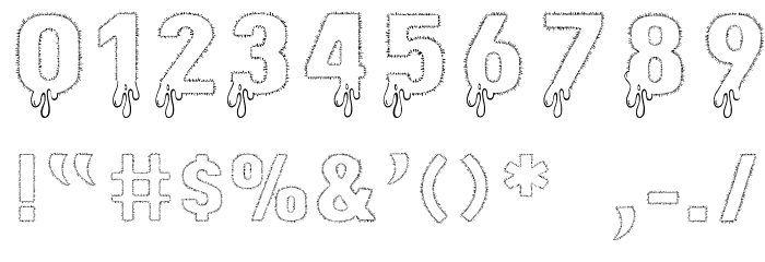 AnimalCasualty Font OTHER CHARS