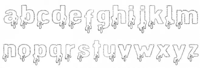 AnimalCasualty Caratteri MINUSCOLO