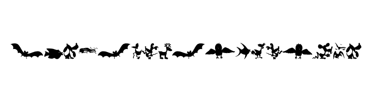 AnimalShadowsDrei  フリーフォントのダウンロード