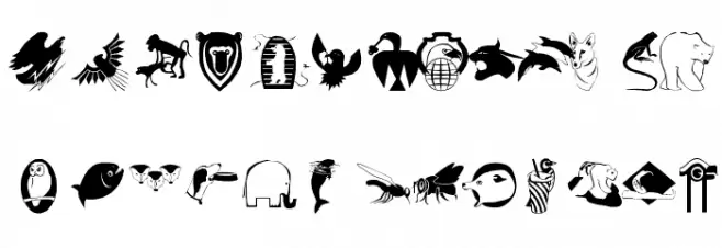AnimalShadowsTwo Polices MAJUSCULES