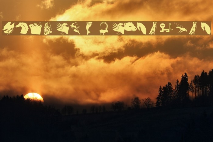 AnimalShadowsTwo Font examples
