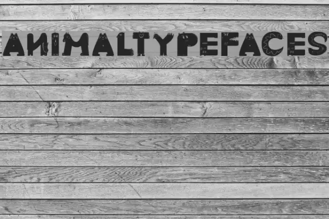 AnimalTypeFaces フォント examples