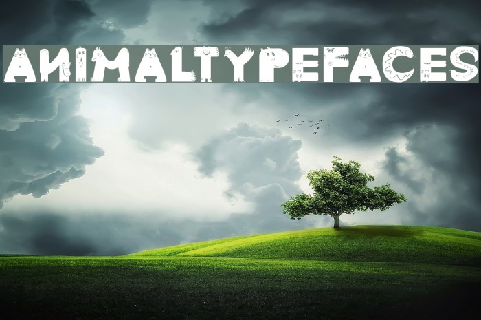 AnimalTypeFaces Font examples