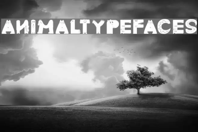 AnimalTypeFaces フォント examples
