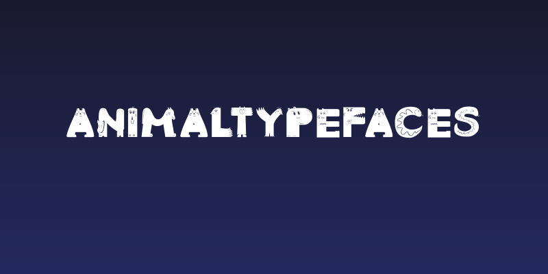 AnimalTypeFaces Social Header