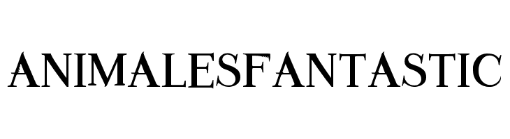 Animales Fantastic  フリーフォントのダウンロード