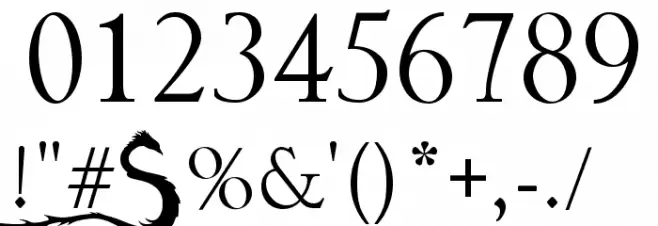 Animales Fantastic Font OTHER CHARS