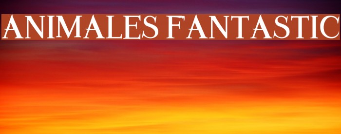Animales Fantastic Example 3