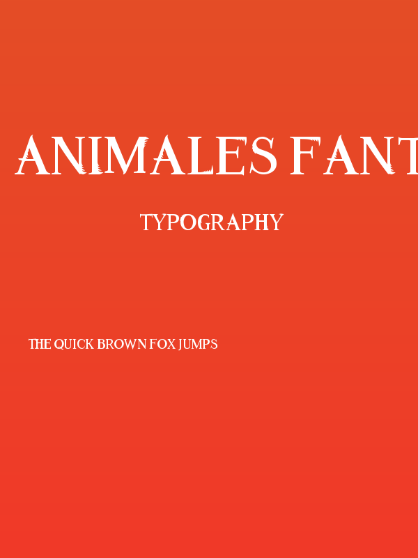 Animales Fantastic Poster