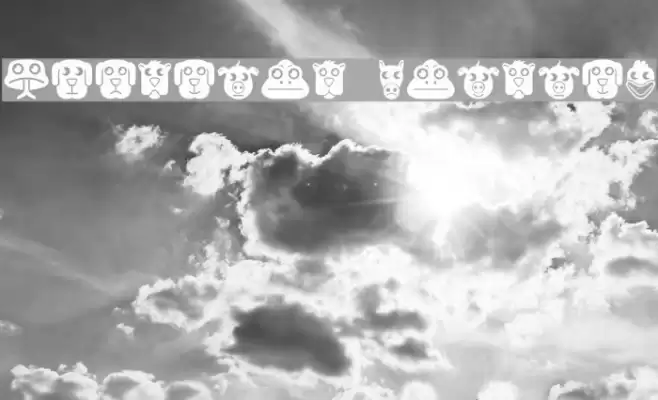 Animales Regular Font examples