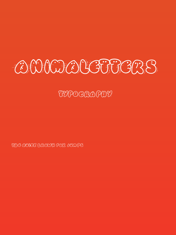 Animaletters Poster