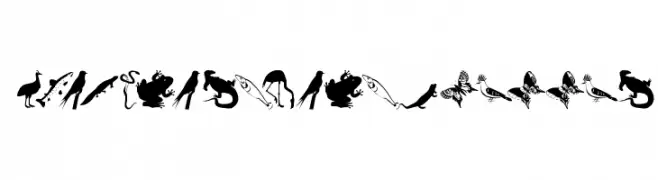 AnimalishSilhouettes  baixar fontes gratis