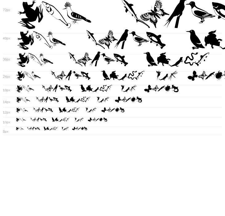 AnimalishSilhouettes Waterfall