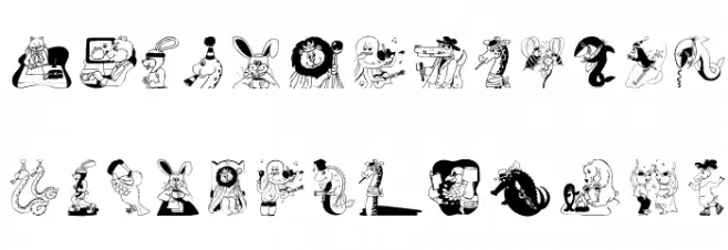 Animalishmk Fonte MAIÚSCULAS