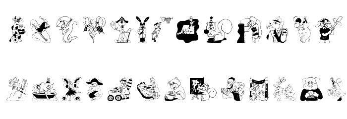 Animalishmk Font LOWERCASE