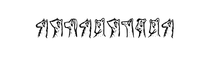 Animality Regular फ़ॉन्ट