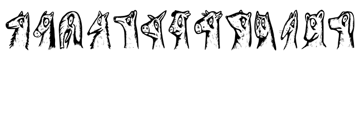 Animality Regular Font OTHER CHARS