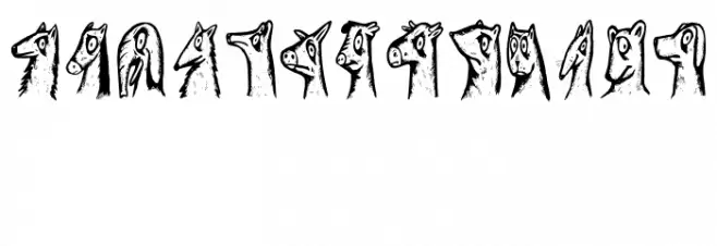 Animality Regular 字体 大写