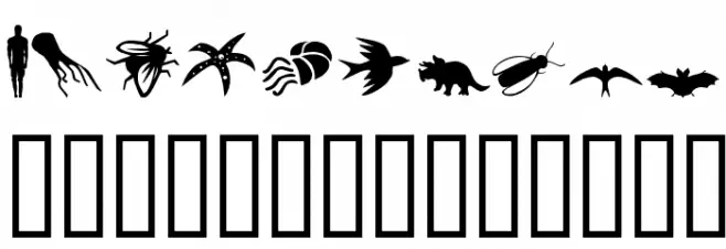 Animals 2 Font OTHER CHARS