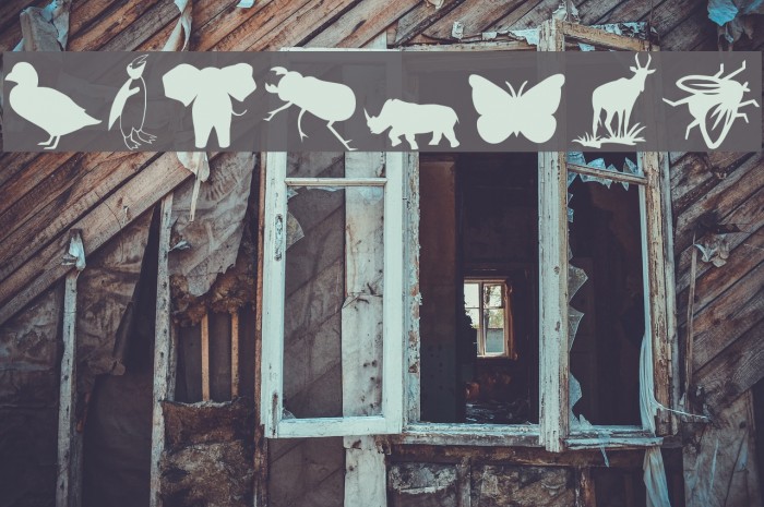 Animals 2 Font examples