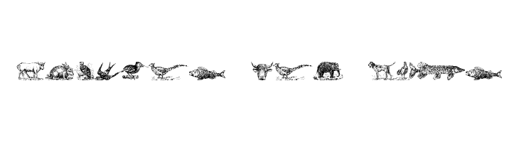 Animals Old Cuts  Descarca Fonturi Gratis