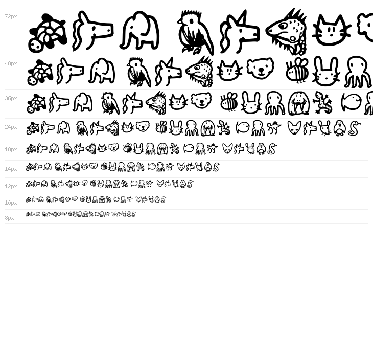 Animals Regular Waterfall